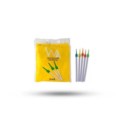 Sugador Endo Descartavel 20 unidades - WA Sugador Endo Descartavel 20 unidades - WA