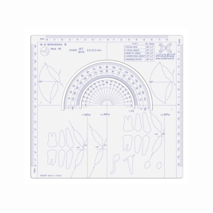 Template Cefalométrico Benvenga - 1995 - 7501020 - Morelli Template Cefalométrico Benvenga - 1995 - 7501020 - Morelli
