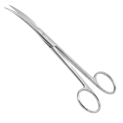 Tesoura Cirúrg. Fina-Fina Curva 16cm - Quinelato Tesoura Cirúrg. Fina-Fina Curva 16cm - Quinelato