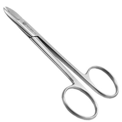 Tesoura Coroa e Ouro Reta 11cm - Quinelato Tesoura Coroa e Ouro Reta 11cm - Quinelato