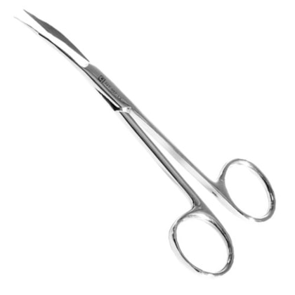 Tesoura Goldmann Fox Curva 13cm - Quinelato Tesoura Goldmann Fox Curva 13cm - Quinelato