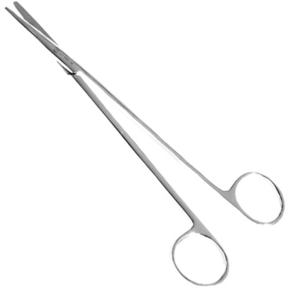 Tesoura Metzenbaum Reta 18cm - Quinelato Tesoura Metzenbaum Reta 18cm - Quinelato