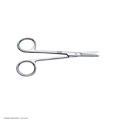 Tesoura Spencer 13cm Reta - Golgran Tesoura Spencer 13cm Reta - Golgran