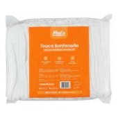 Touca com Elastico Cor Branca Medix pacote com 100 Unidades.