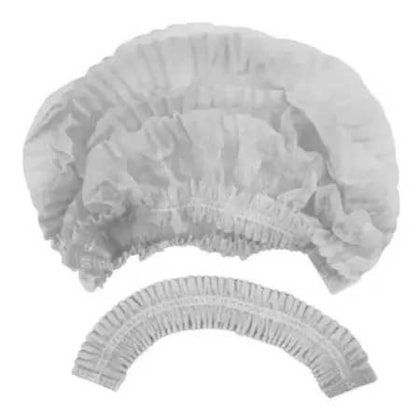 Touca Descartável com Elástico Branca - Best Fabril Touca Descartável com Elástico Branca - Best Fabril