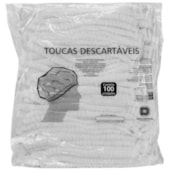 Touca Descartável com Elástico Branca - Descarpack