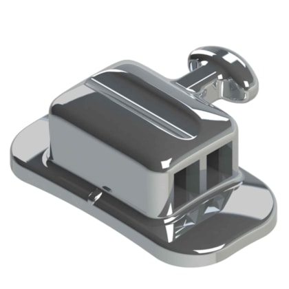 Tubo Duplo Edgewise .022" para Solda com gancho central  - 16,17,26,27,36,37,46,47 - 2040263 - Morelli Tubo Duplo Edgewise .022" para Solda com gancho central  - 16,17,26,27,36,37,46,47 - 2040263 - Morelli