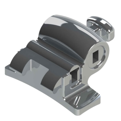 Tubo Duplo Edgewise Conversível .022" para Solda com gancho central  - 16,26,36,46 - 2040501 - Morelli Tubo Duplo Edgewise Conversível .022" para Solda com gancho central  - 16,26,36,46 - 2040501 - Morelli