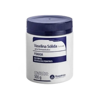 Vaselina Sólida Pomada 500g - Rioquimica Vaselina Sólida Pomada 500g - Rioquimica